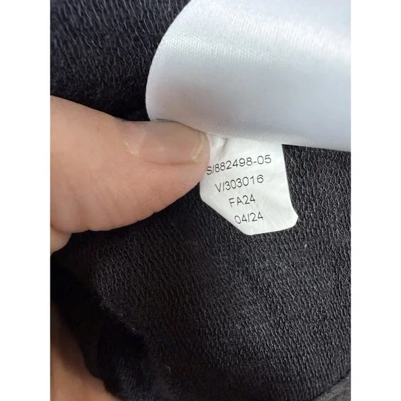 ATHLETA Size L Black Women Pranayama Wrap Open Front Stretch Soft Knit Cardigan - Picture 13 of 15